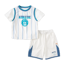 David Bella Boys Cool Sportswear Suit 2024 Summer Big Children Antibacterial Childrens Basketball Suit Boys