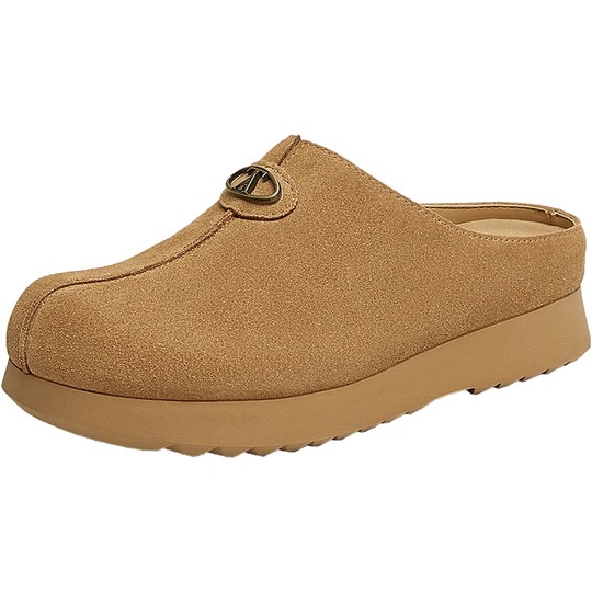 TATA his her retro thick-soled Birkenstock shoes women's shoes brown casual outer wear sandals spring new CXF01BH5