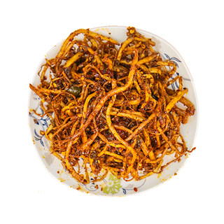 云南普洱特产农家自腌制特麻辣甜辣佤味韭菜根苤菜根撇菜根下饭菜