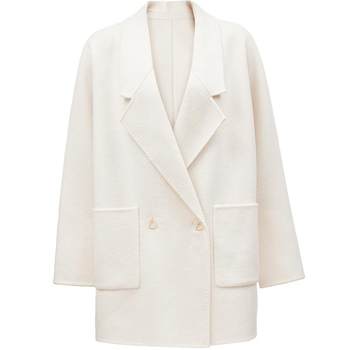 Veromoda coat soft waxy woolen coat for women