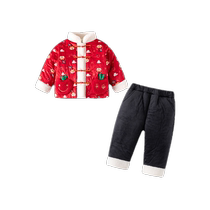 Boys suits autumn and winter clothes childrens national style Tang suits one-year-old baby dresses childrens thickened winter New Years Eve clothes for the Year of the Dragon