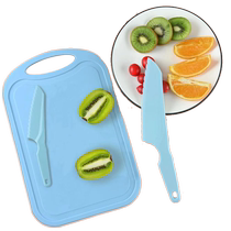 Childrens fruit knife plastic knife for kindergarten early education safe and not easy to hurt hands kitchen knife small knife set 1789