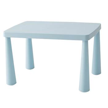 Children's table and chair set kindergarten study table plastic