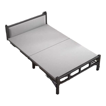 Sign maker folding sheet single bed simple portable bed rental iron bed office lunch break nap bed wooden bed