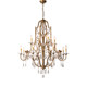 American villa duplex staircase double layer crystal chandelier