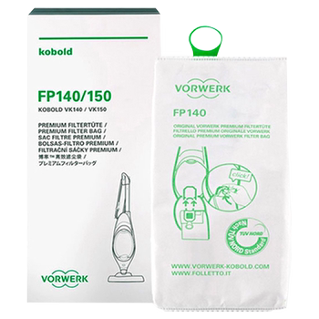 Vorwerk/Fuweiq 140/150 Vacuum Cleaner Dust Bags, Pack of 6. Please Inquire and Confirm the Model before Purchasing