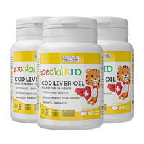 (Self-operated) Ai Ruike infant vd3 nutrition children dha baby cod liver oil vitamin ad capsules*3