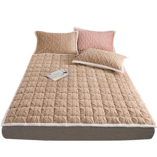 A类牛奶绒床垫褥子冬季家用软垫毛毯子加厚学生宿舍床铺垫被单人