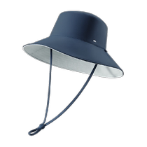 Jiaoxia four-season sun protection double-sided versatile fisherman hat for men and women outdoor Korean style large brim sun hat pure cotton casual