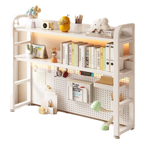 TBRCR storage rack desk storage rack wrought iron rack computer desk storage hole board bookshelf desktop vertical