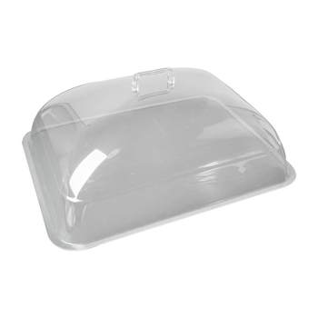 Acrylic transparent square fresh-keeping cover lid baking lid display cover food deli cover tray cover plastic round lid