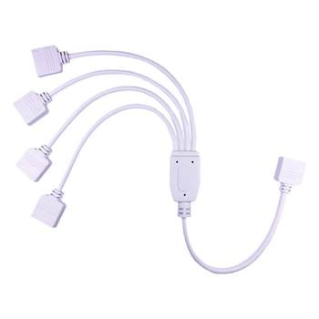 Rgbargb chassis lighting wire fantasy cable 6p to 3p4pin wire head shell motherboard rgb extension cable 1 minute 2