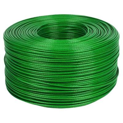 Galvanized plastic-coated steel wire rope sunshade net grape rack greenhouse traction cable fine soft clothes drying 23456810mm thick