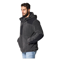 Decathlon Outdoor Sherpa Polar Fleece Plus Velvet Veste polaire chaude doublure homme veste épaissie OVHU