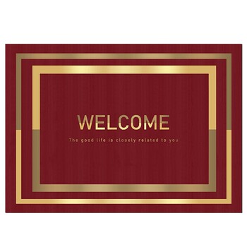 1-year warranty on first-line manufacturer's no-wash fiber su red doormat