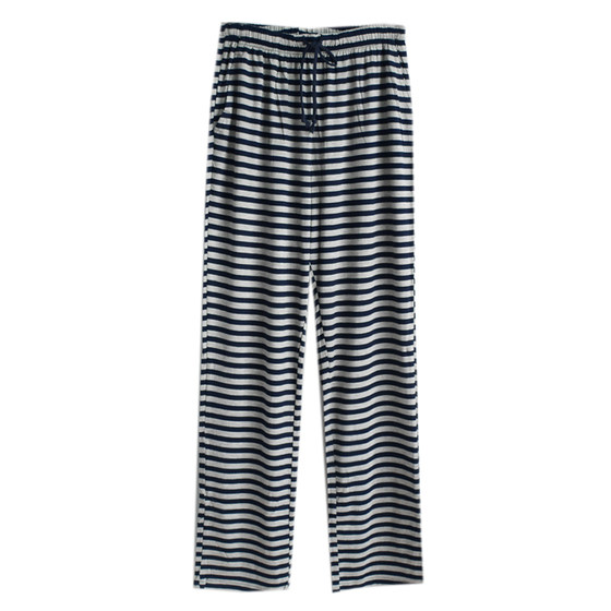 Ladies simple striped modal trousers home trousers