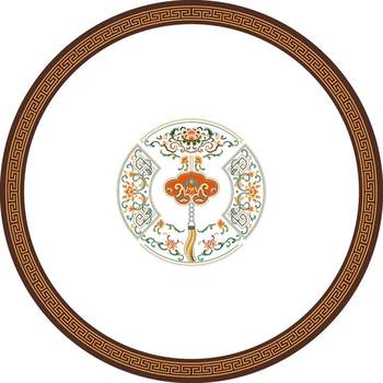 Frosted soft glass double-layer round tablecloth Frosted soft glass double-layer round tablecloth