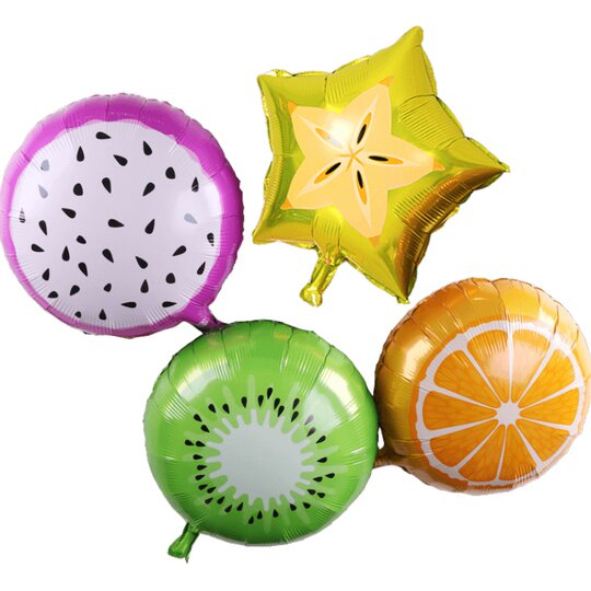 Fruit aluminum film decorative balloons can float in the air