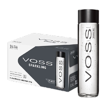 Original imported from Norway VOSS soda drink (gas type) 375ml*24 bottles full box