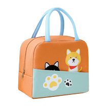 Lunch box bag insulated lunch bag student lunch box waterproof office worker meal bag thickened aluminum foil bag 1684