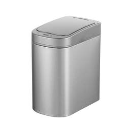 ninestars smart induction trash can stainless steel home with lid kitchen bathroom bedroom toilet waterproof