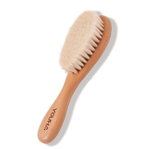 Youhe – peigne en laine pour bébé brosse anti-pelliculaire faite à la main massage shampoing de bain pour nouveau-né brosse à poils doux