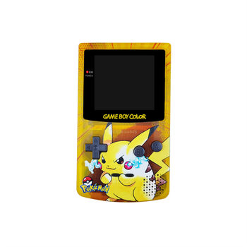 GBC Nintendo GAMEBOY COLOR Game Console ຈຸດເດັ່ນຂອງ Handheld Point to Point Full Fit Pikachu