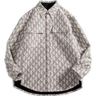 【断码钜惠】太平鸟男装 休闲衬衫冬外穿式格子衬衣舒适男士上衣