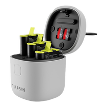 TELESIN Taixun adapts to gopro12 11 10 9 8 7 battery action camera gopro10 high performance low temperature battery gopro9 storage and charging