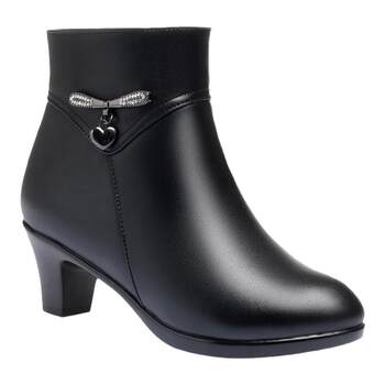 Middle-aged cotton boots, mother's shoes, winter plus velvet