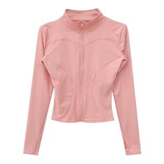 Giant slimming fitness wear pilates yoga wear outdoor sports running quick-drying jacket women's tight training clothes