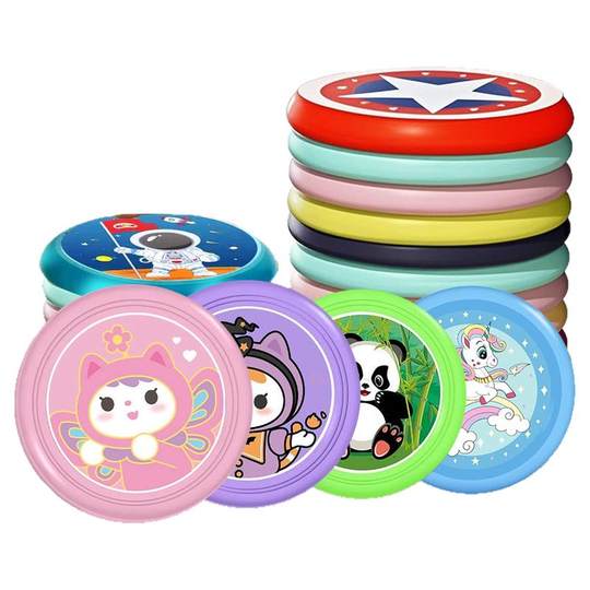 Weiche fliegende Untertasse, sicheres Spielzeug für fliegende Untertassen im Freien für Kinder