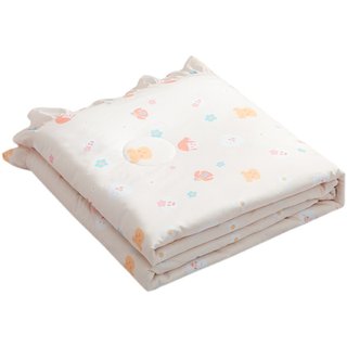 Cute floral four-piece pure cotton bed sheet set
