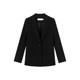 GOOD YOUNG黑色西装套装女考公考编面试正装女秋季职业西装外套女