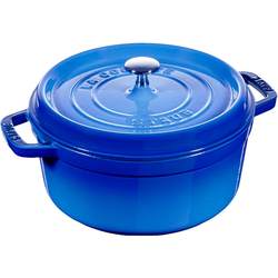 Staub Enamel imported from France 20cm enamel pot household cast iron pot soup stew pot uncoated round pot