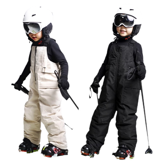 IMGO儿童专业户外滑雪背带裤 男女童防水透湿夹棉三合一