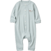 Uniqlo Infant and Toddler Newborn Joy of Print crawling clothes long-sleeved clothes 469567