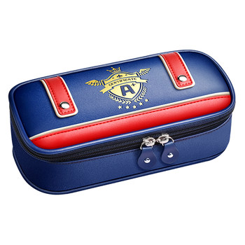 British style new leather pencil case/pencil case for boys