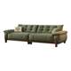 DDC log-style direct discharge solid wood sand release art sofa
