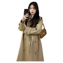 Карточка ее цветная ветряная пиджака женщина середина 2023 весна осенняя новая корейская версия свободная случайная 100 хитч малая тальлевая пальто