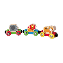 Hape Track Jungle Animal Train Childrens Educational Toy Model 1-3 Years Old Boys and Girls Baby Kids Gift