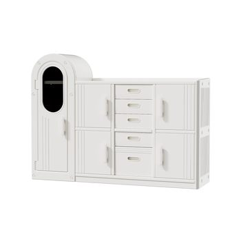 Space capsule baby feeding table baby supplies storage cabinet new life wardrobe toy storage rack multifunctional storage cabinet