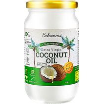 Becom organic pure coconut oil imported cold-pressed virgin baking cooking oil ketogenic no additives fitness 325ml