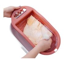 Lazy mans sock washing artifact mini thickened washboard adult home student dormitory washboard mini laundry basin