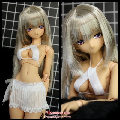 taobao agent 【Cat's Nest】 3 points and 4 points bjd.az.dd.mdd Anti -chest white swimsuit underwear suits doll