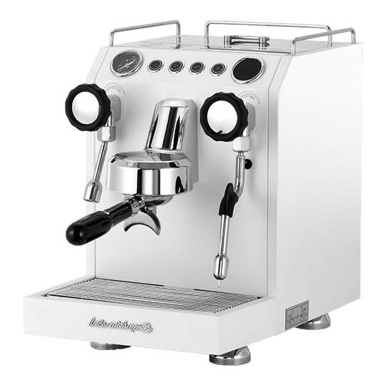 Gemile G3145B dual-pupil dual-use semi-automatic freshly ground coffee machine for home and business use with fixed temperature and milk