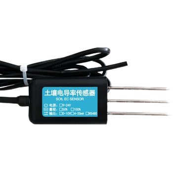 Soil sensor temperature, humidity and conductivity three-in-one
