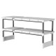 Reinforced retractable under-sink storage rack without drilling