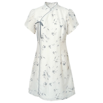 (Same style in the mall) Shifanli New Chinese Style Floral Cheongsam 2024 Summer New Skirt 3F5790781