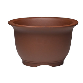 Yixing purple clay flower pot ceramic living room tiger orchid large size